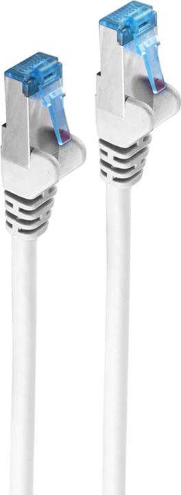 Actual product image Shiverpeaks ®-BASIC-S--Network cable patch cable, cat 6A, S/FTP, PIMF, white, 2.0m (S/FTP, CAT6a, 2 m)
