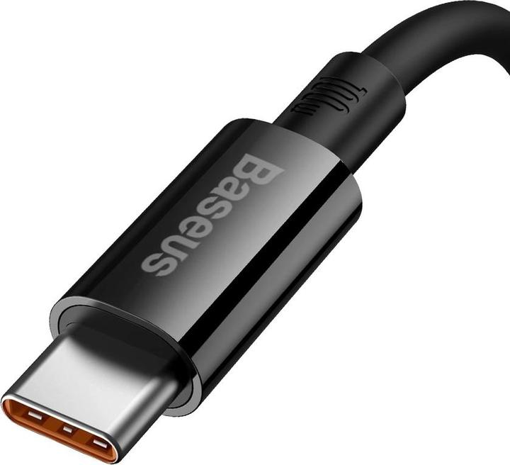 Actual product image Baseus Cable USB do USB-C Superior 100W 1.5m (black) (1.50 m, USB 2.0, 100 W)