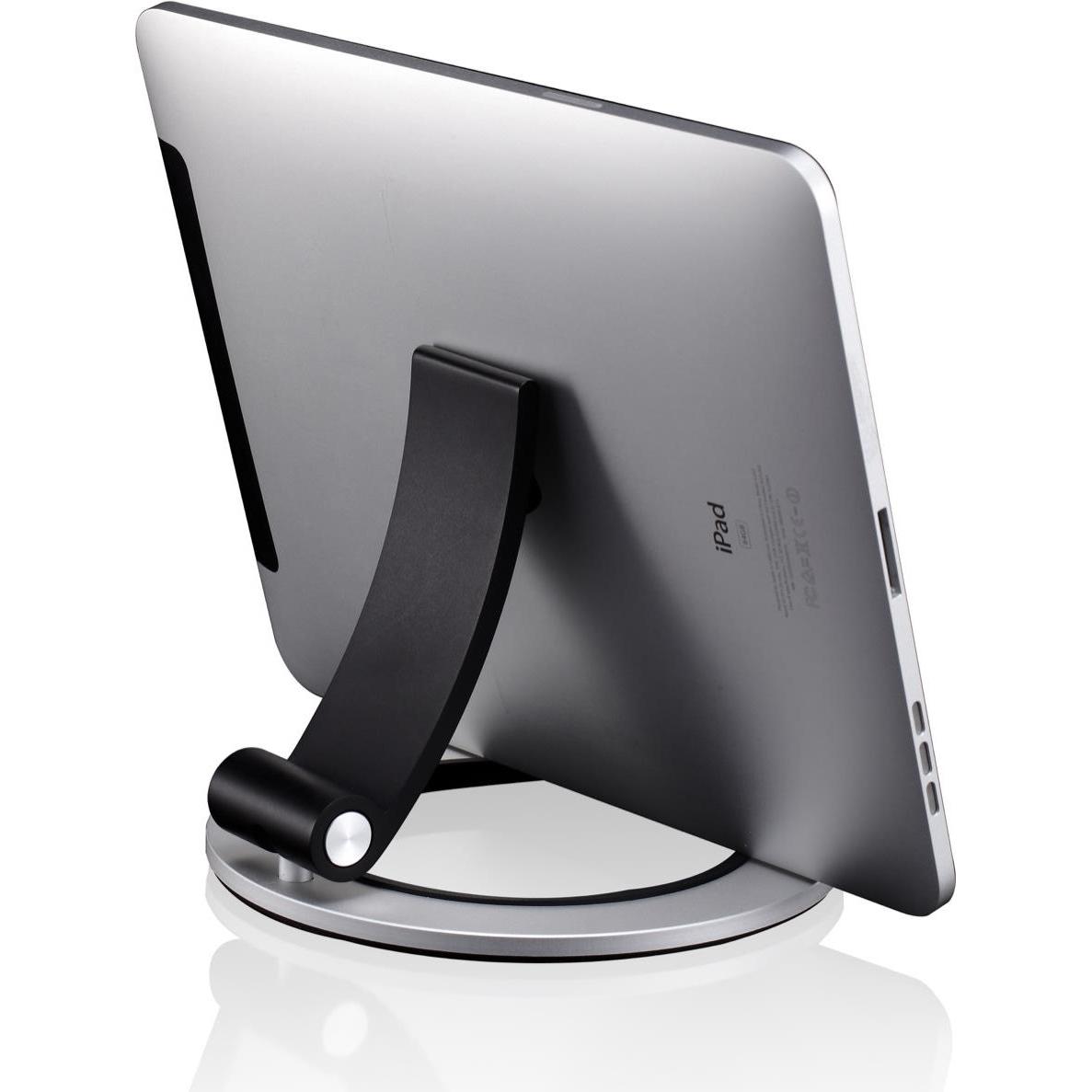 Just Mobile Encore, Tablet Halterung, Schwarz, Silber
