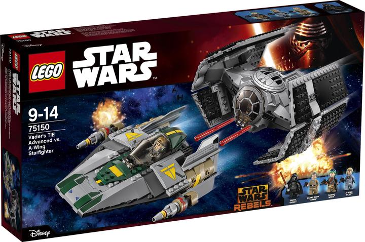 Produktbild LEGO Star Wars Vader's TIE Advanced vs. A-Wing Starfigh (75150, LEGO Star Wars)