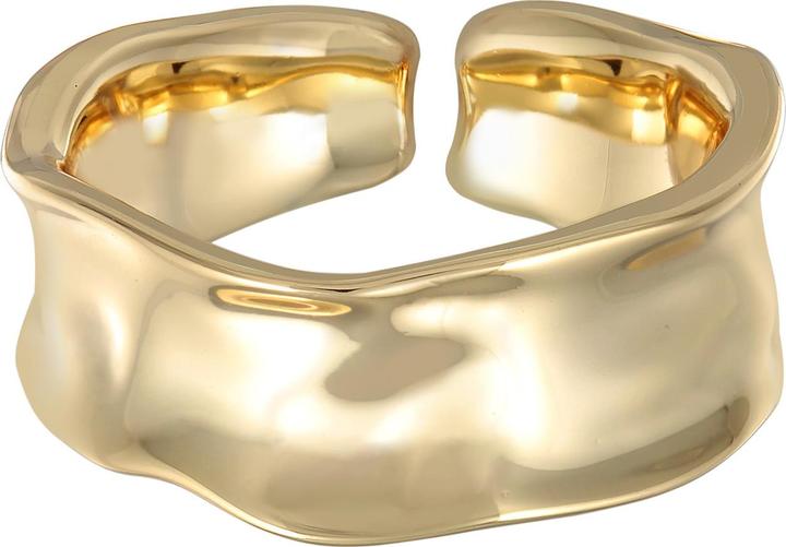 Immagine prodotto Elli Ring Bandring Offen Struktur Farbe Gold für Damen (58)
