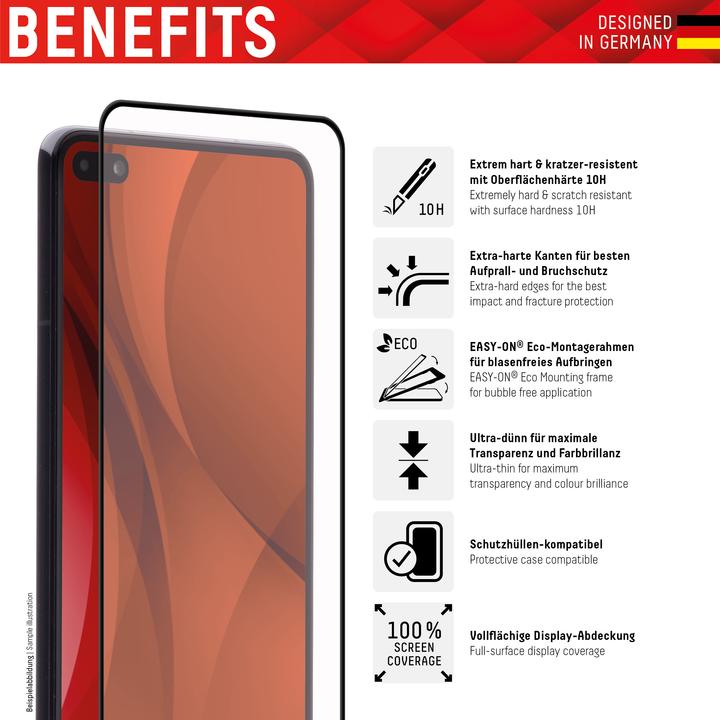 Produktbild Displex Full Cover 3D Schutzglas (1 Stück, Huawei P40 Pro)