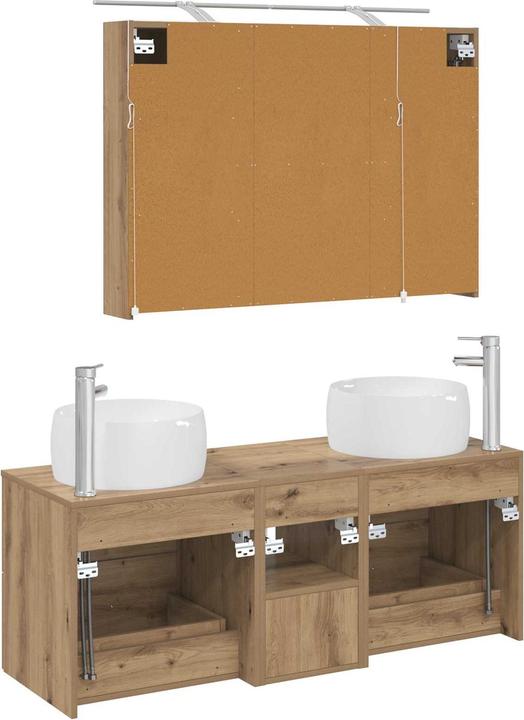 Produktbild vidaXL Badezimmerspiegel-Set (14.50 x 70 cm)