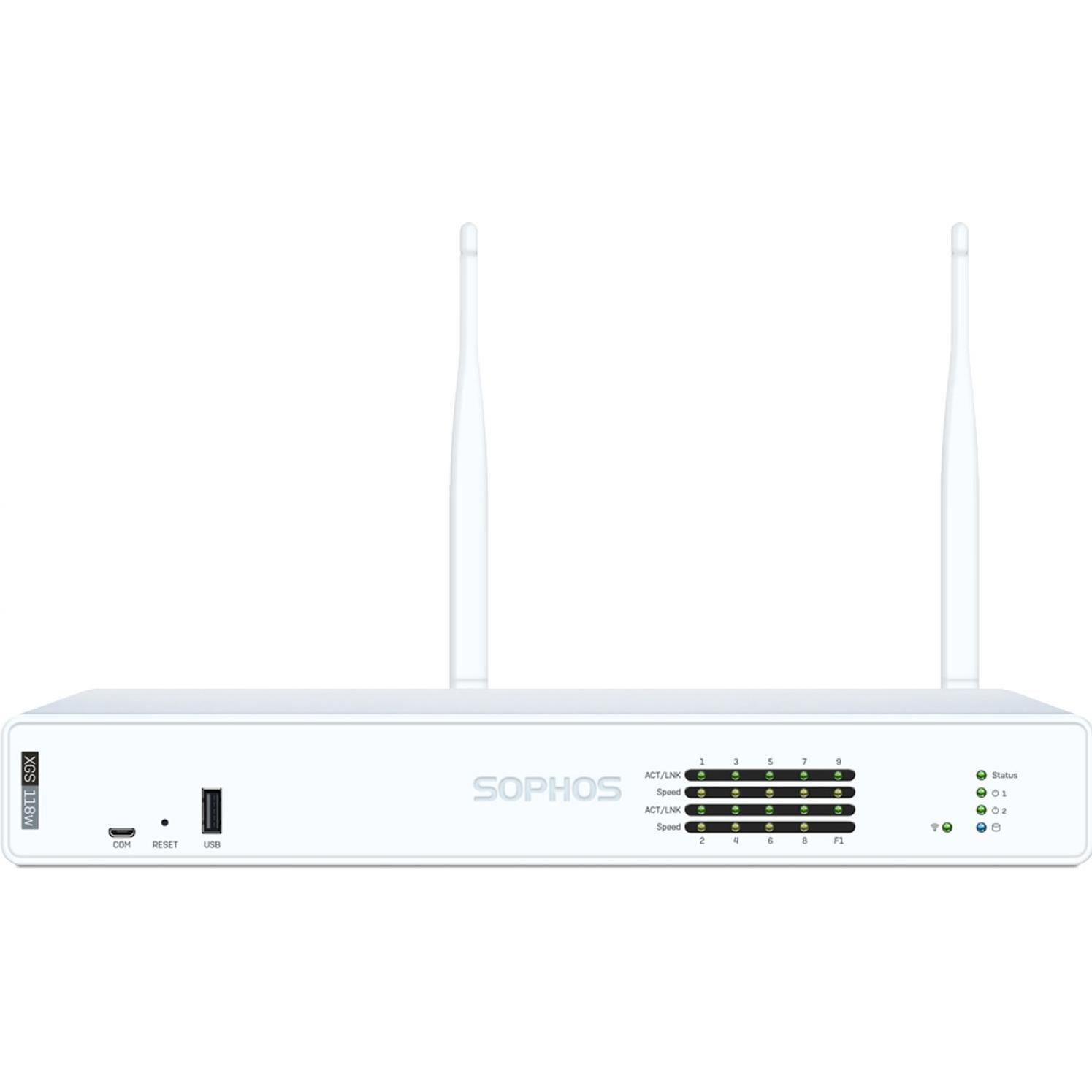 Sophos Dispositivo di sicurezza XGS 118w - Cavo di alimentazione UE, Firewall