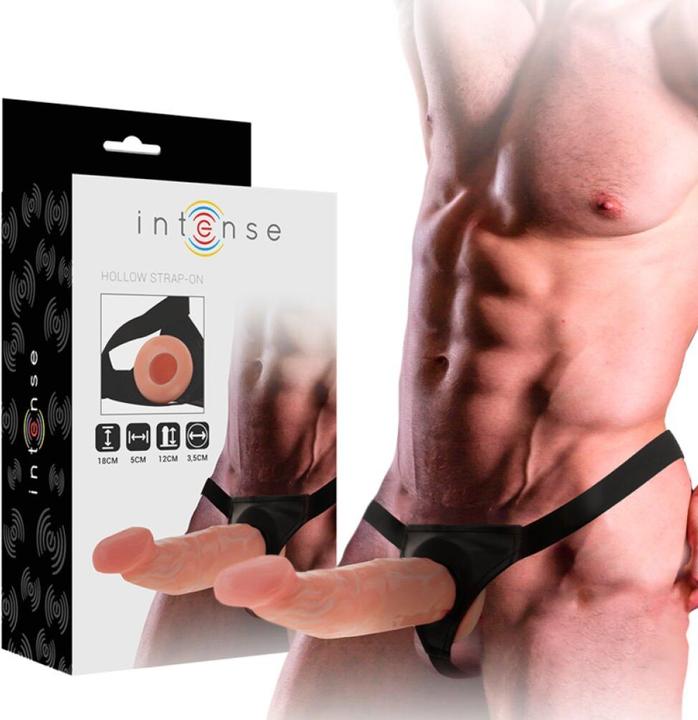 Intense HOLLOW STRAP-ON EXTENDER 18 X 3.5 CM