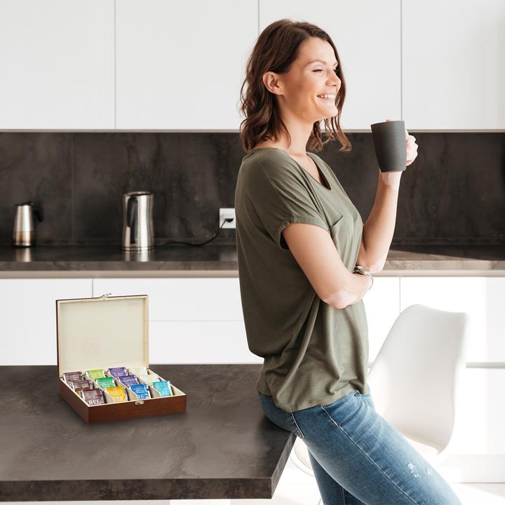 Immagine prodotto Relaxdays Scatola porta-tè-e-tisane
