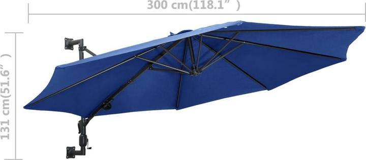 Actual product image vidaXL Sonnenschirm (3 m)