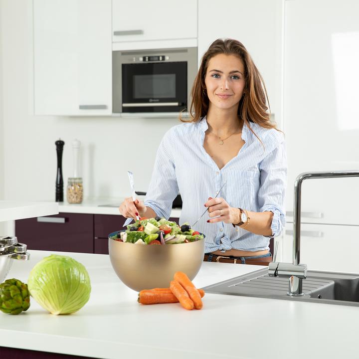 Actual product image Relaxdays Salad bowl (20 cm, 2 l, 1 x)