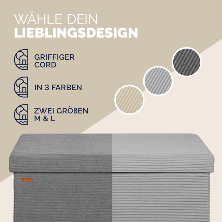 Image du produit Casaria Coffre de siège Cord (76 cm)