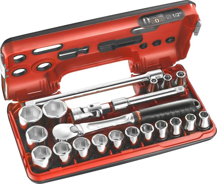 Facom Set di bussole 1/2, DBOX 21 pezzi