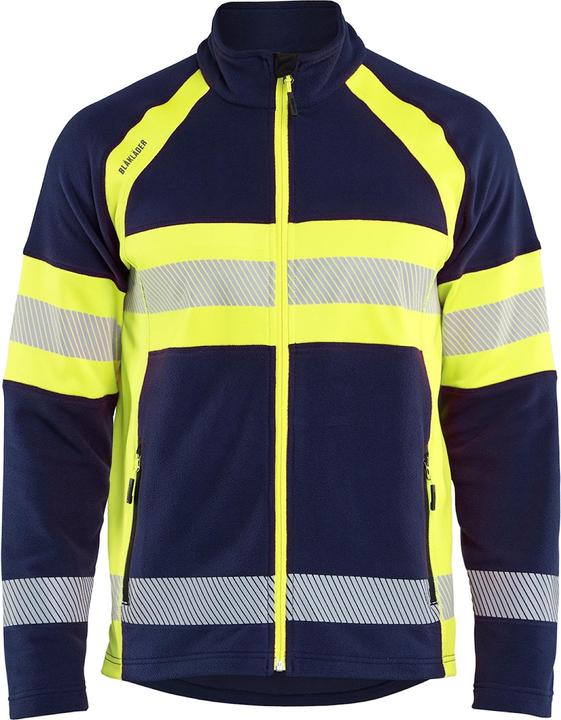 Produktbild Blakläder Hochsichtbare Mikropolar Fleece Arbeitsjacke mit Reissverschluss (L)