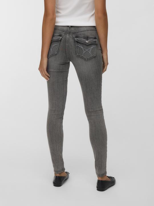 Actual product image Vero Moda VMFLASH Mid Rise Skinny Fit Jeans Skinny Jeans (30)