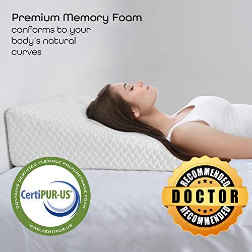 Image du produit Milliard Coussin cunéiforme orthopédique (68.5 x 63.5 x 19 cm)