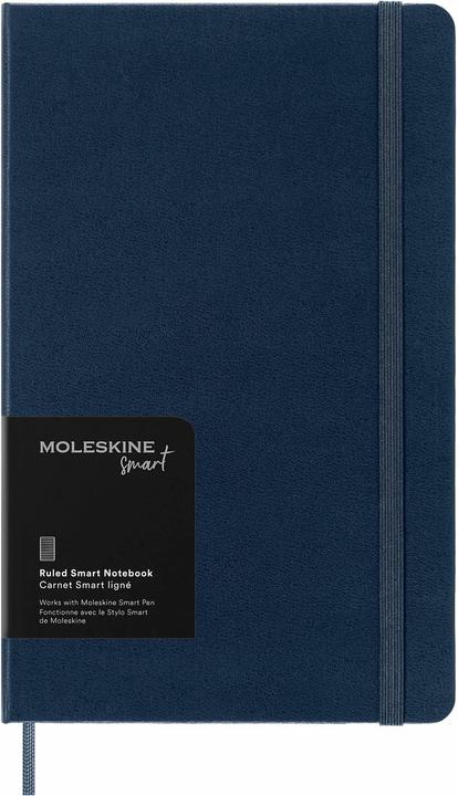 Immagine prodotto Moleskine Smart NB rivestito LG HC Sapphire (Grande 13x21, Righe, Copertina rigida)