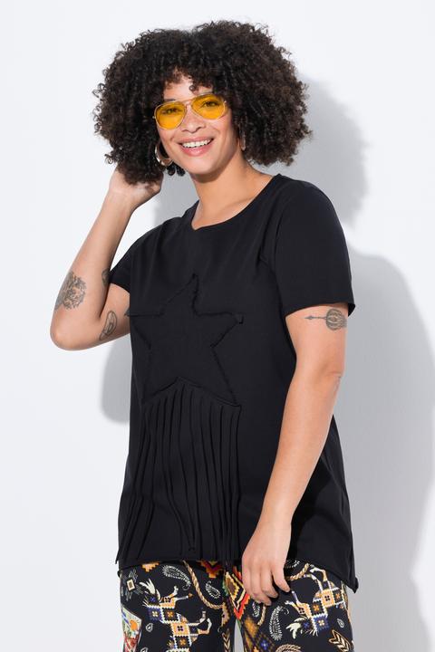 Actual product image Angel of Style T-Shirt, A-Linie, Stern mit Fransen (44)