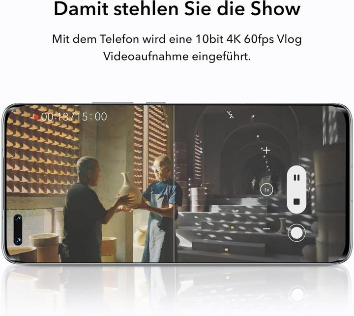 Image du produit Honor Magic4 Pro 8GB256GB DUAL SIM LGENX9 Global Model Factory Unlocked Cyan (256 Go, Cyan, 6.81", Double SIM, 5G)