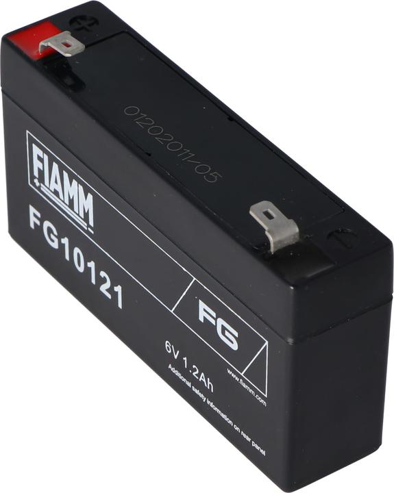 Actual product image Fiamm Battery FG10121 lead-gel battery 6 Volt, 1,2Ah (6 V, 1.20 Ah)