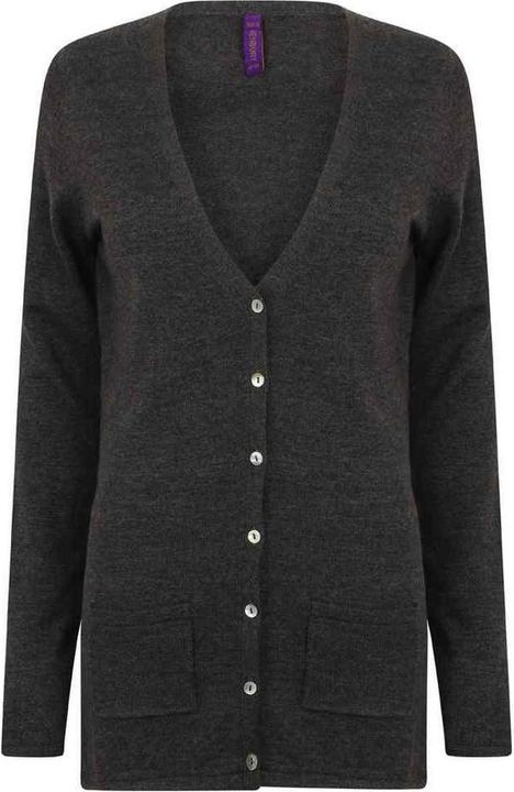 Produktbild Henbury Leichte Strickjacke mit VAusschnitt (3XL)