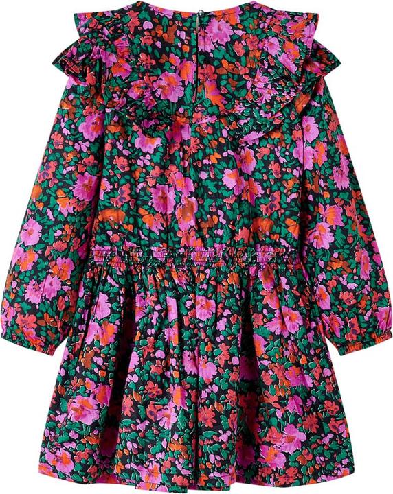 Immagine prodotto VidaXL Vestito per bambini con maniche lunghe rosa brillante 128,Materiale: 95 (128)