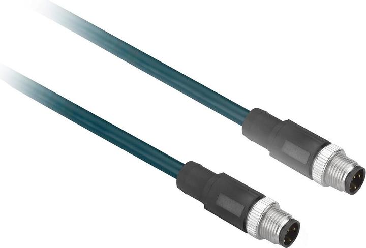 Schneider Electric Connecteur XZ, mâle, droit. M12 4- XZCR1511041C2