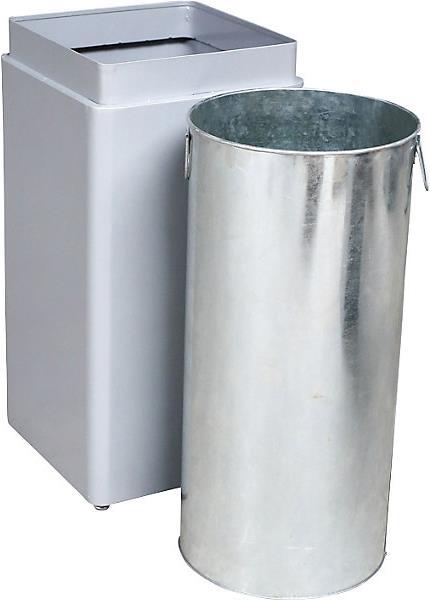 Image du produit kaiserkraft Corbeille à déchets, carrée (40 l)