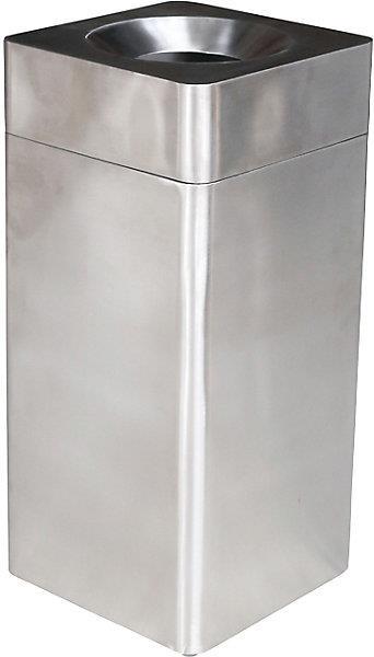Image du produit kaiserkraft Corbeille à déchets, carrée (42 l)