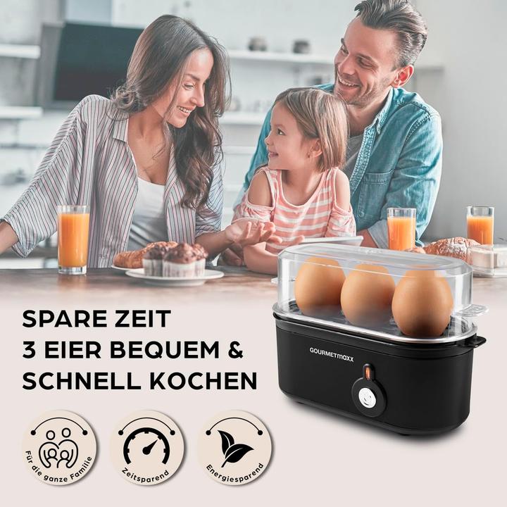 Image du produit Gourmetmaxx Eierkocher mit Eierstecher im Messbecher