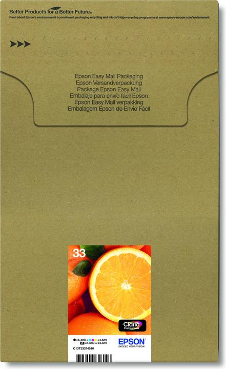 Actual product image Epson 33 Claria Premium Multipack (M, C, PBK, FC, Y)