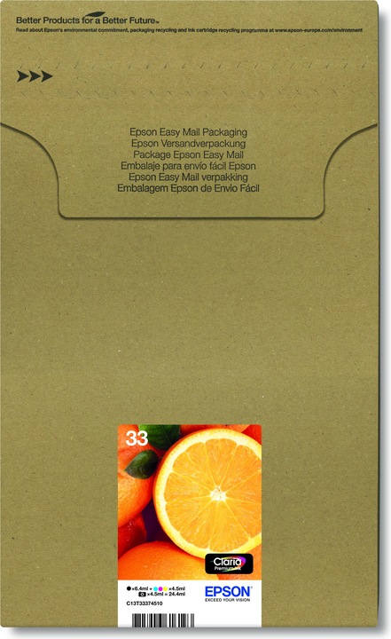 Produktbild Epson 33 Claria Premium Multipack (M, C, PBK, BK, Y)