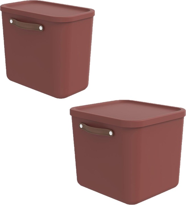 Produktbild Rotho 2er Set Aufbewahrungsboxen 25 l und 40 l MALOJA (40 l)