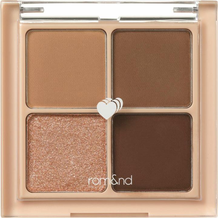 Rom&Nd Better than Eyes 4 Color Mini Palette 03 Dry Ragras (03 Dry Ragras)
