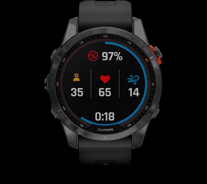 Actual product image Garmin fenix 7S solar (42 mm)
