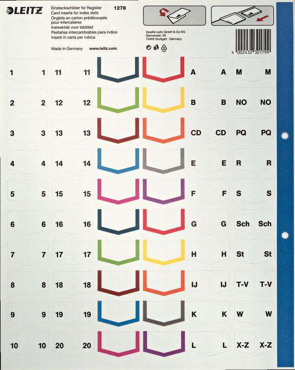 Actual product image Leitz Register