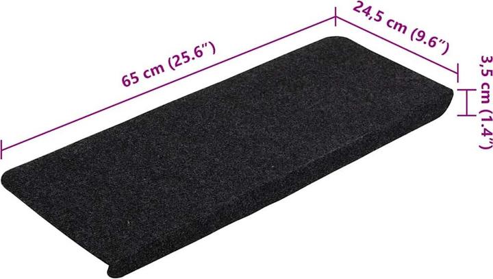Actual product image vidaXL Stufenmatte (65 x 24.50 cm)