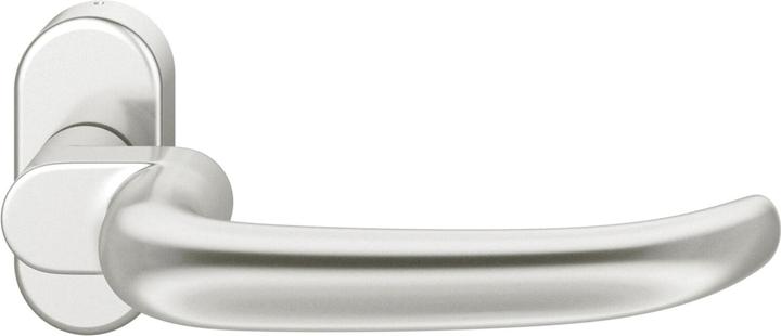 FSB Framed door handle cranked 06 1053 EN179 Aluminium silver (Door handle, Door set)