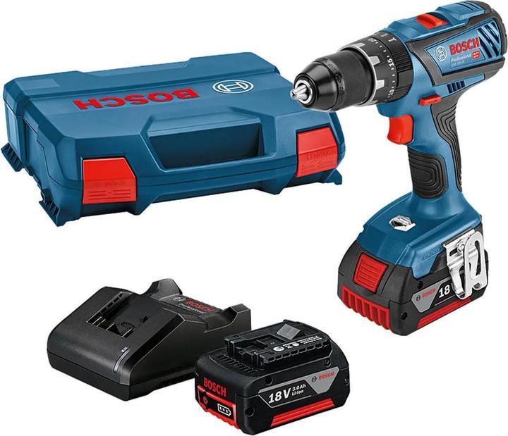Actual product image Bosch Professional Professional set: cordless impact drill GSB 18V-45, 3x ProCORE18V 4.0Ah, L-case (Rechargeable battery operated)