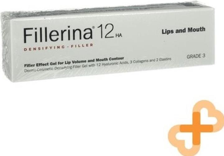 Contour Fillerina 12 HA Dermatologisches Gel Lippenvolumen Füller Grad 3 7ml Mundkontur (Lippengel, 7 ml)