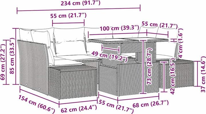 Produktbild vidaXL Melina