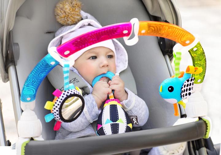 Productafbeelding Benbat Kinderwagen Speelgoed Speelboog Regenboog Kleurrijk