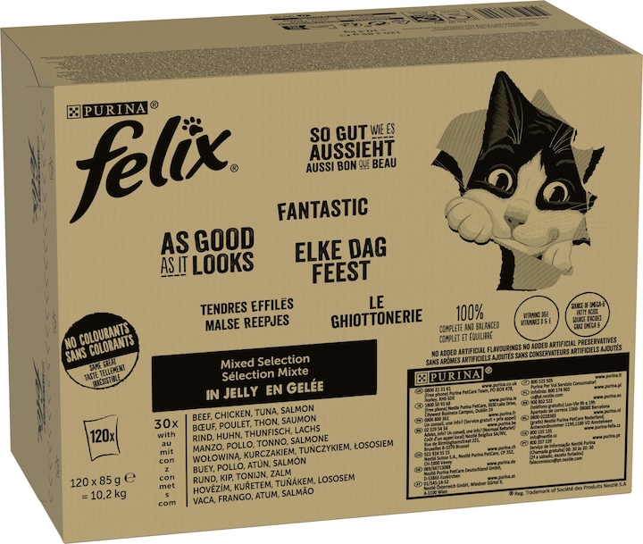 Produktbild Felix Agail (Adult, 120 Stk., 10200 g)