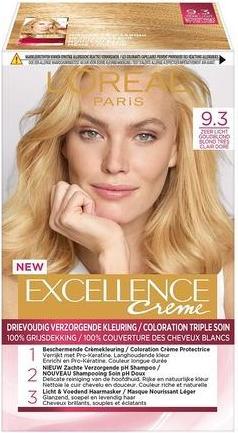 9.3 very light golden blonde