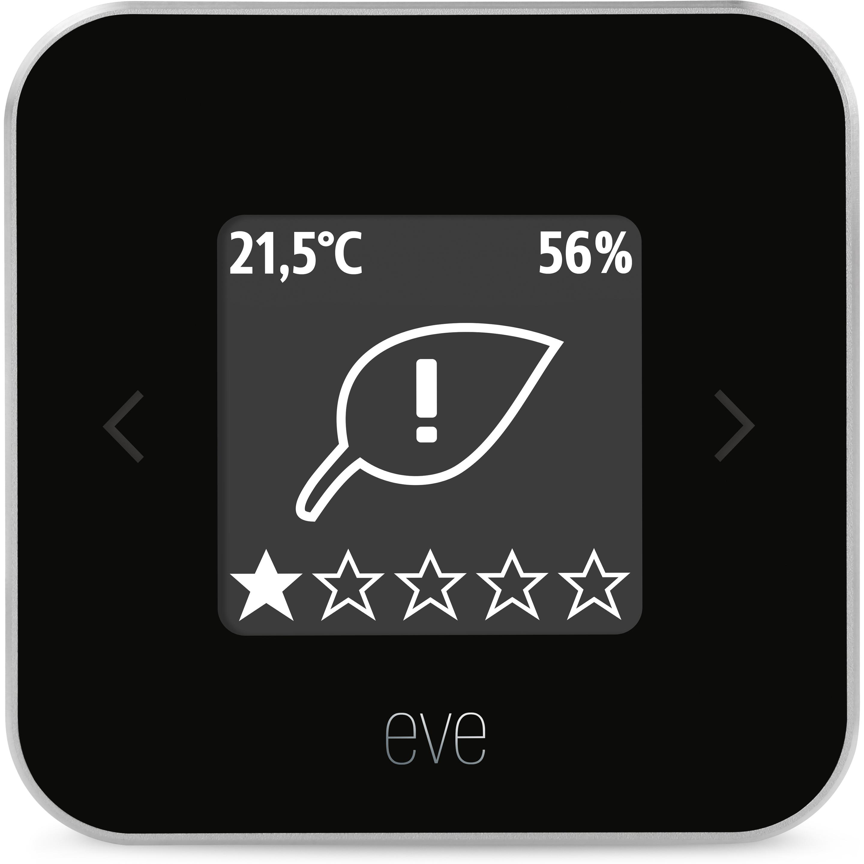 Eve Camera, Termometro + Igrometro, Nero