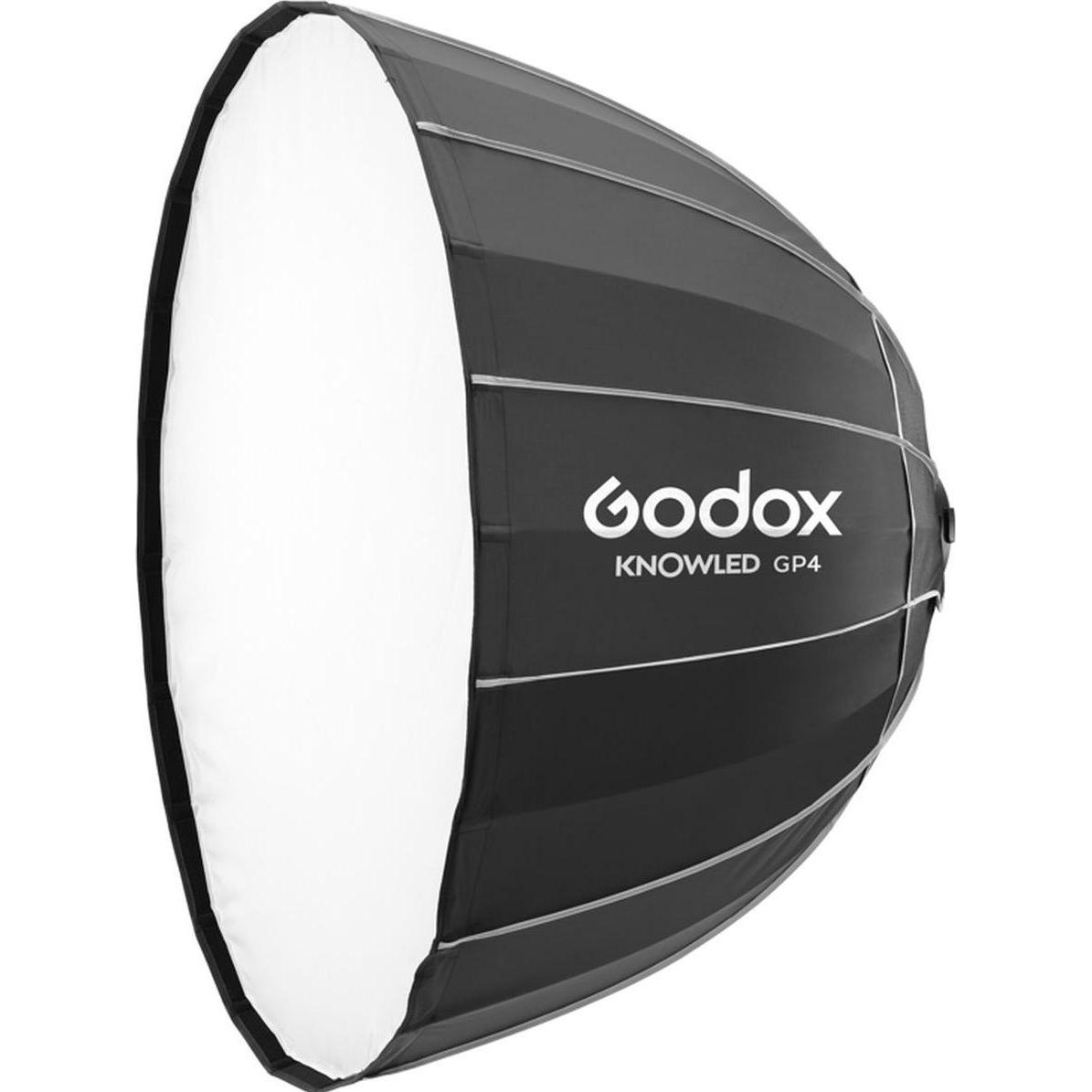 Godox Softbox parabolico GP4 da 120 cm per la luce LED bi-colore KNOWLED MG1200Bi (Softbox parabolico, 119 cm), Softbox + Riflettore