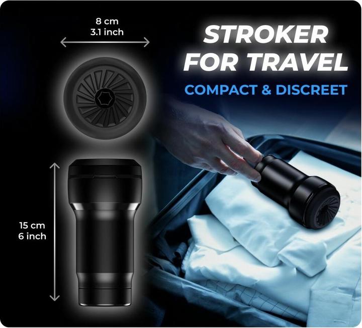 Actual product image Kiiroo Feel Pocket Stroker Crystal + PowerBlow Combo