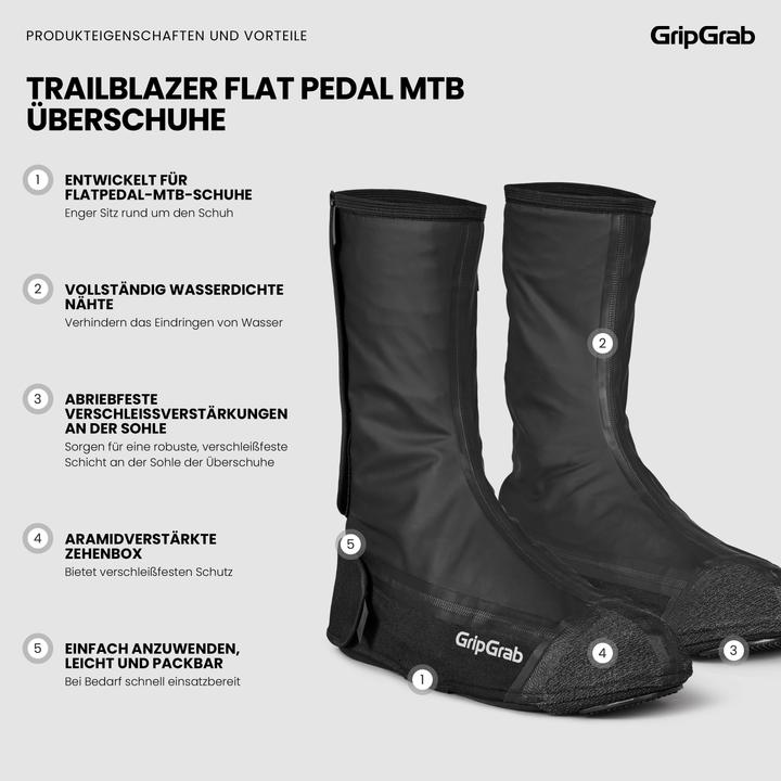 Produktbild GripGrab TrailBlazer Flat Pedal Shoe Covers (42, 43, L)