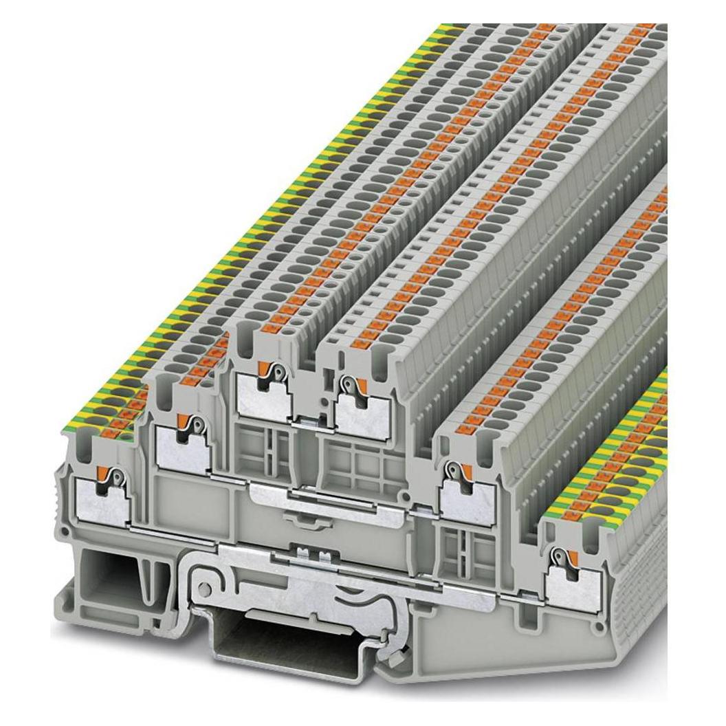 Phoenix Contact Grigio Term Block 1.5Mm 3L Spring Pe/L/L, Accessori Di Elettronica + Alloggiamento,