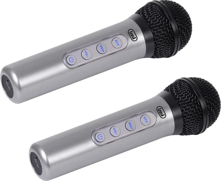 Trevi EM 415 R SET 2 DRAHTLOSE MIKROFONE 2.4G SCHWARZ