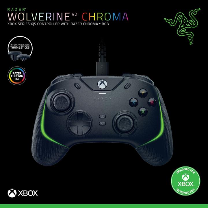 Produktbild Razer Wolverine V2 Chroma (Xbox One S, Xbox Series S, PC, Xbox One X, Xbox Series X)