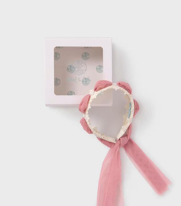 Actual product image Abel & Lula Headband tulle blush (054 Blush)