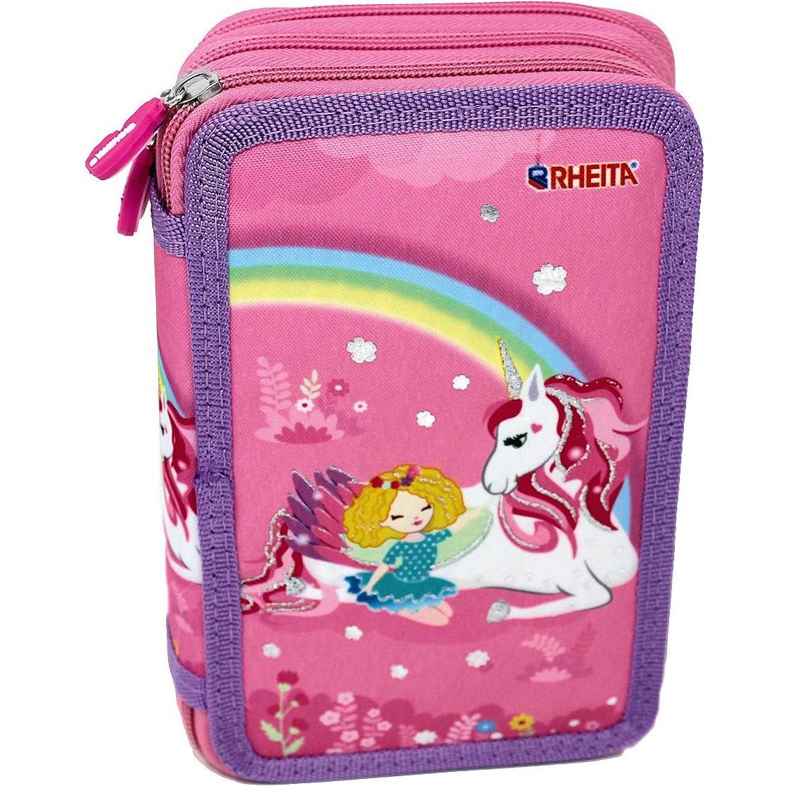 8x Etui, Schüleretui Triple F.Girl52tlg